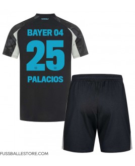 Günstige Bayer Leverkusen Exequiel Palacios #25 3rd trikot Kinder 2024-25 Kurzarm (+ Kurze Hosen)